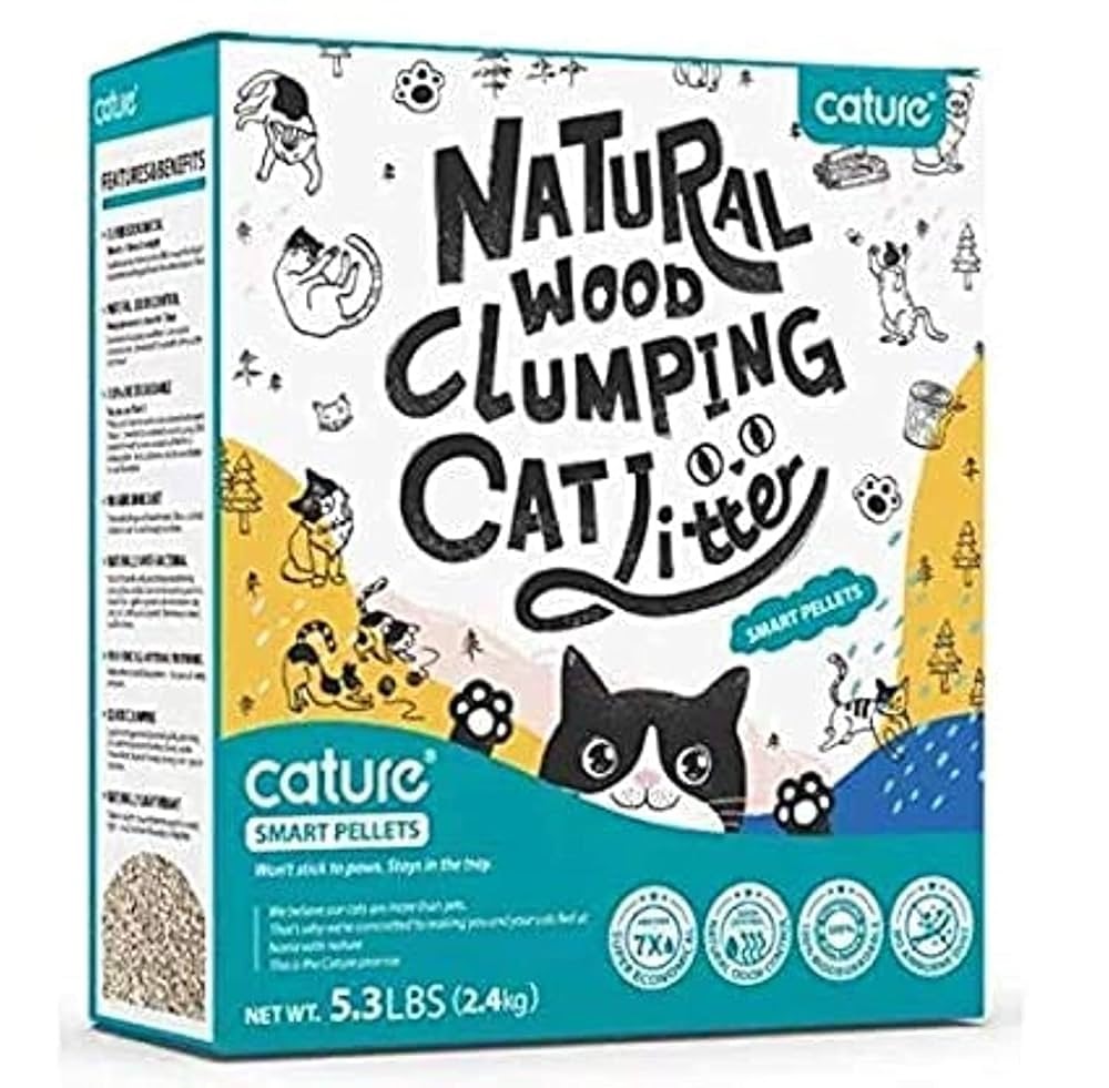 Cature Natural Wood Cat Litter 6L
